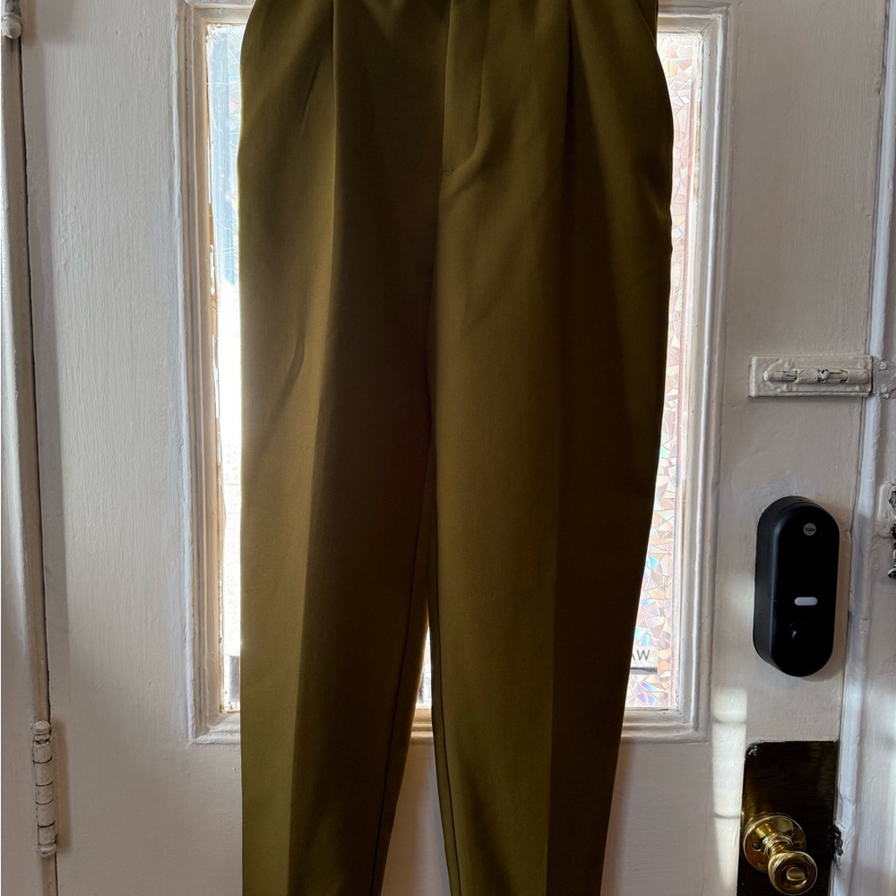 Zara Olive Green Trousers